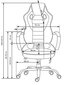 Kontoritool Scroll, must/punane цена и информация | Kontoritoolid | hansapost.ee