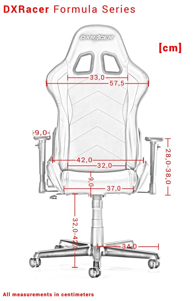 Mänguritool DXRacer Formula F08-N, must hind ja info | Kontoritoolid | hansapost.ee