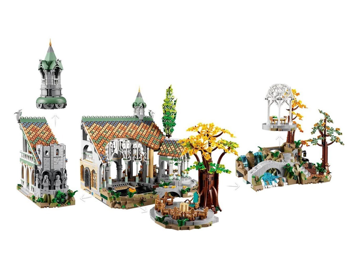 10316 LEGO® The Lord of The Rings: Rivendell, 6167 tk hind ja info | Klotsid ja konstruktorid | hansapost.ee