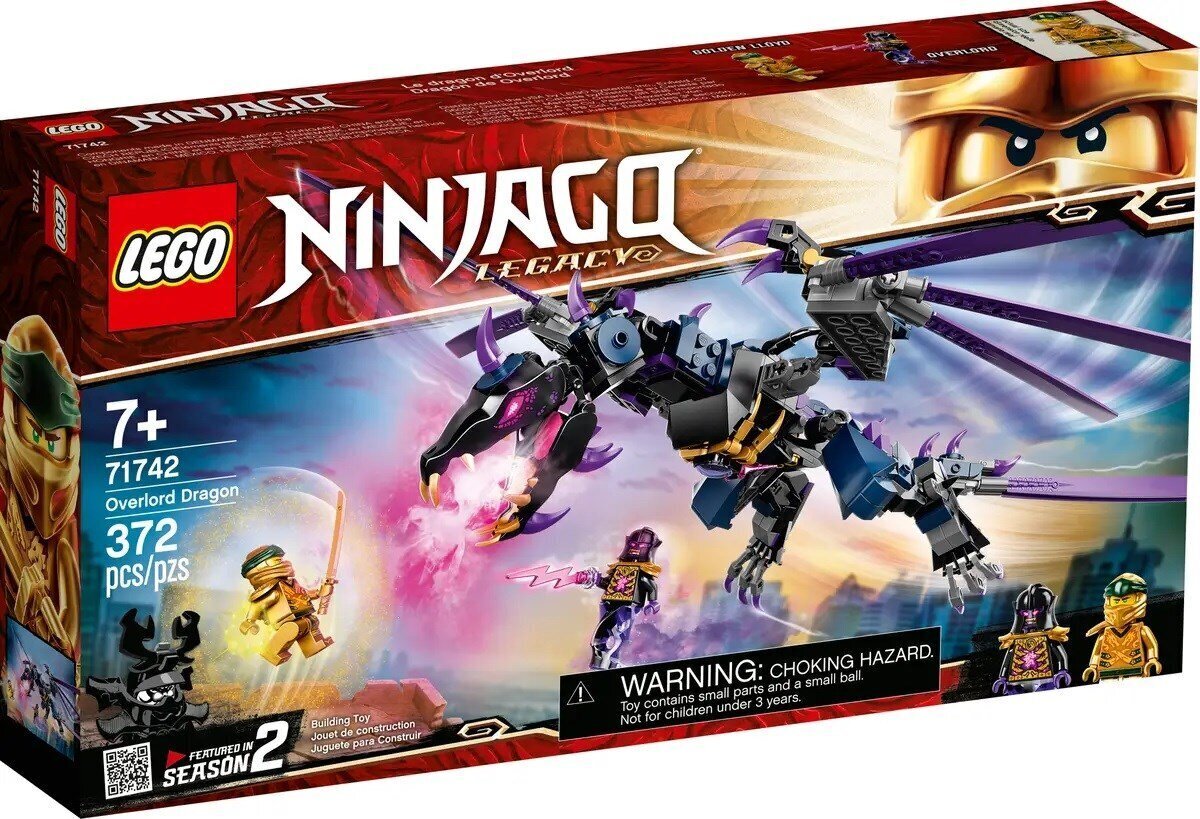 71742 LEGO® Ninjago Overlord Draakon, 362 tk. цена и информация | Klotsid ja konstruktorid | hansapost.ee