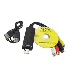 RoGer USB Карта захвата для сигнала AV / RCA / S-Video / NTSC, PAL цена и информация | Адаптеры, USB-разветвители | hansapost.ee