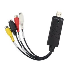 RoGer USB Signal Capture Card for AV / RCA/ S-Video / NTSC, PAL цена и информация | Адаптеры, USB-разветвители | hansapost.ee