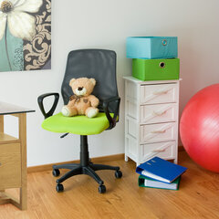 Детский стул Treviso, серый/зеленый цена и информация | Офисные кресла | hansapost.ee