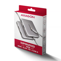 Axagon HMC-5HL цена и информация | Адаптеры, USB-разветвители | hansapost.ee