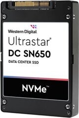 WD Ultrastar DC SN650 цена и информация | Внутренние жёсткие диски (HDD, SSD, Hybrid) | hansapost.ee