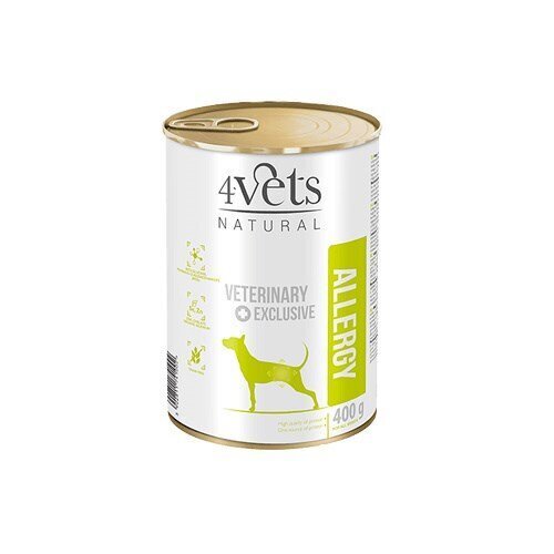 4vets koeratoit allergilistele koertele lambalihaga, 400 g hind ja info | Koerakonservid | hansapost.ee