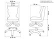 Laste tool Petit AB4, must/sinine hind ja info | Kontoritoolid | hansapost.ee