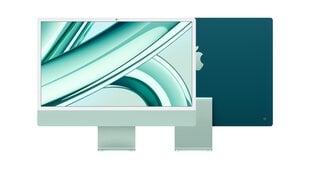 iMac 24" 4.5K Retina, Apple M3 8C CPU, 10C GPU/8GB/256GB SSD/Green/SWE цена и информация | Стационарные компьютеры | hansapost.ee