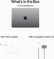 MacBook Pro 14" Apple M3 8C CPU, 10C GPU/8GB/1TB SSD/Silver/INT - MR7K3ZE/A цена и информация | Sülearvutid | hansapost.ee