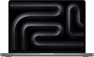 MacBook Pro 14" Apple M3 8C CPU, 10C GPU/8GB/1TB SSD/Silver/SWE - MR7K3KS/A hind ja info | Sülearvutid | hansapost.ee