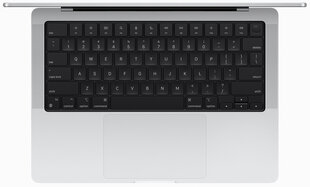 MacBook Pro 14” Apple M3 chip with 8‑core CPU and 10‑core GPU/8GB/512GB SSD - Silver/INT цена и информация | Записные книжки | hansapost.ee