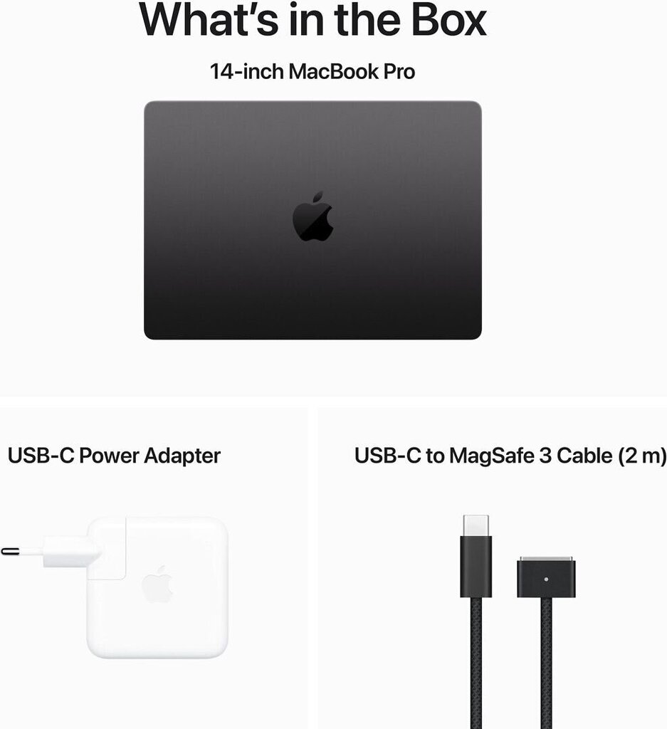 MacBook Pro 14" Apple M3 Max 14C CPU, 30C GPU/36GB/1TB SSD/Space Black/RUS - MRX53RU/A цена и информация | Sülearvutid | hansapost.ee