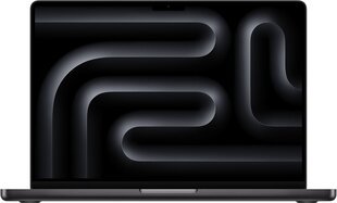 MacBook Pro 14" Apple M3 Max 14C CPU, 30C GPU/36GB/1TB SSD/Space Black/SWE - MRX53KS/A hind ja info | Sülearvutid | hansapost.ee