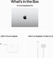 MacBook Pro 14" Apple M3 Pro 11C CPU, 14C GPU/18GB/512GB SSD/Silver/SWE - MRX63KS/A hind ja info | Sülearvutid | hansapost.ee