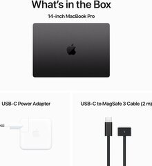 MacBook Pro 14" Apple M3 Pro 12C CPU, 18C GPU/18GB/1TB SSD/Space Black/INT - MRX43ZE/A price and information | Laptops | hansapost.ee