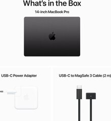 MacBook Pro 14” Apple M3 Pro chip with 12‑core CPU and 18‑core GPU/18GB/1TB SSD - Space Black/RUS цена и информация | Ноутбуки | hansapost.ee