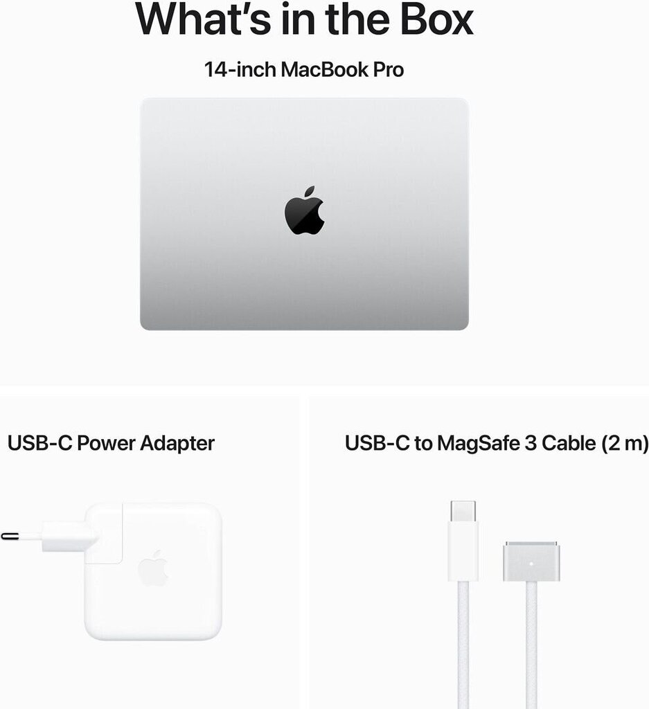 MacBook Pro 16" Apple M3 Pro 12C CPU, 18C GPU/36GB/512GB SSD/Silver/INT - MRW63ZE/A цена и информация | Sülearvutid | hansapost.ee