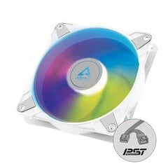 Корпусный вентилятор ARCTIC P14 с ШИМ PST A-RGB, 4-pin разъем, 140 мм, белый цена и информация | Компьютерные вентиляторы | hansapost.ee