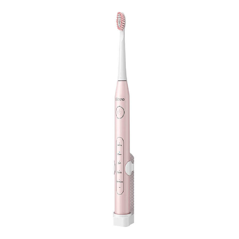 Bitvae hambahari Sonic toothbrushes with tips set and 2 holders D2+D2 (roosa and must) цена и информация | Elektrilised hambaharjad | hansapost.ee