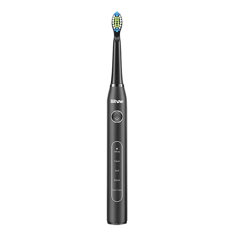 Bitvae hambahari Sonic toothbrushes with tips set and 2 holders D2+D2 (roosa and must) цена и информация | Elektrilised hambaharjad | hansapost.ee