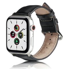 Beline pasek Apple Watch Leather 42|44|45|49mm czarny |black цена и информация | Аксессуары для смарт-часов и браслетов | hansapost.ee