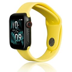 Beline pasek Apple Watch Silicone 38|40|41mm żółty |yellow цена и информация | Аксессуары для смарт-часов и браслетов | hansapost.ee