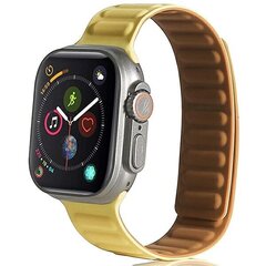 Beline pasek Apple Watch Magnetic 42|44|45|49mm żółty |yellow цена и информация | Аксессуары для смарт-часов и браслетов | hansapost.ee