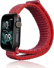Beline pasek Apple Watch Nylon 38|40|41mm czerwony |red цена и информация | Аксессуары для смарт-часов и браслетов | hansapost.ee