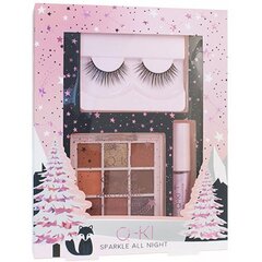 Meigikomplekt Q-KI Cosmetics Sparkle All Night hind ja info | Lauvärvid, ripsmetušid ja silmapliiatsid | hansapost.ee