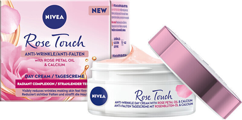 Igapäevane kortsudevastane kreem Nivea Rose Touch, 50 ml цена и информация | Näokreemid | hansapost.ee