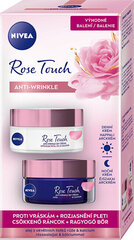 Kosmeetikakomplekt kortsude vastu Nivea Rose Touch 2 x 50 ml hind ja info | Näokreemid | hansapost.ee