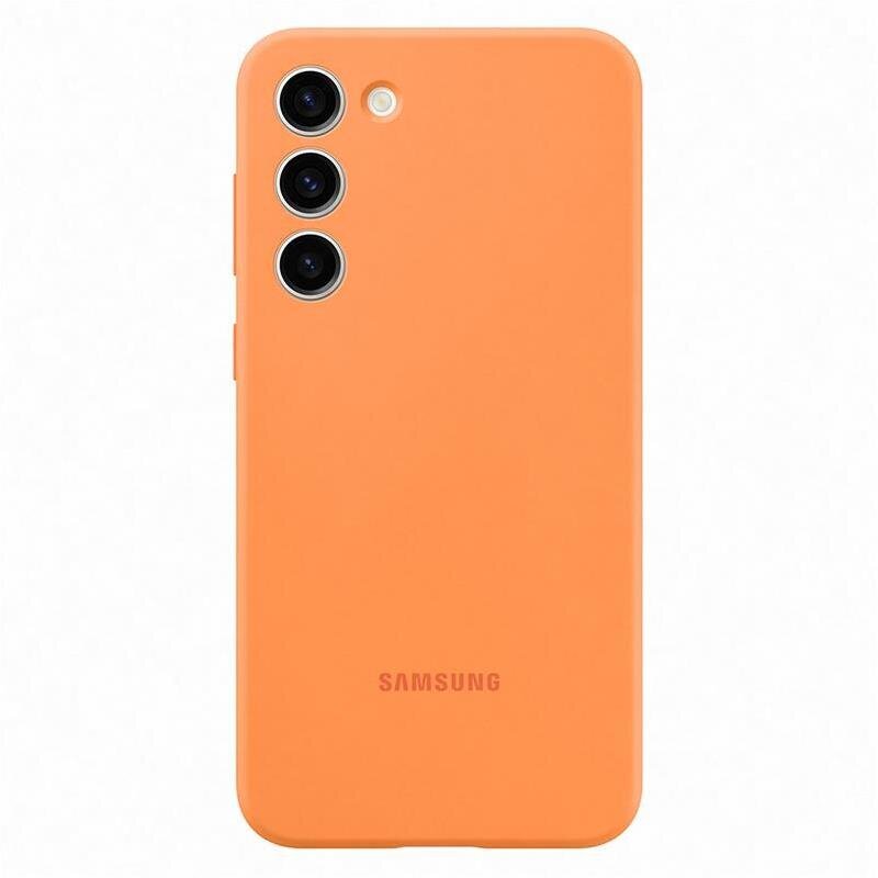 Telefoniümbris Samsung Galaxy S23+, Silicone Cover, orange - Case hind ja info | Lisatarvikud mobiiltelefonidele | hansapost.ee