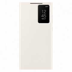 Telefoniümbris Samsung Galaxy S23 Ultra, Smart View Cover, beige - Cover цена и информация | Аксессуары для телефонов | hansapost.ee