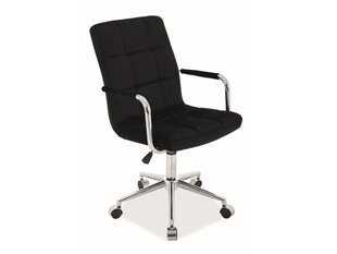 Офисное кресло Signal Meble Q-022 Velvet, черное цена и информация | Офисные кресла | hansapost.ee