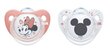 Silikoonist lutt NUK Disney 1125, 0-6 kuud, 2 tk. цена и информация |  Lutid | hansapost.ee