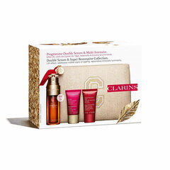 Näokosmeetika kinkekomplekt Clarins Double Serum & Super Restorative naistele: seerum, 50 ml + kreem 50 ml + 15 ml hind ja info | Näokreemid | hansapost.ee