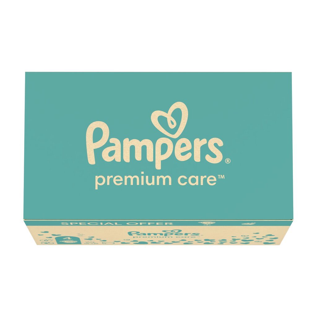Pampers Premium Care 4, 9-14 kg, 104 tk + Harmonie Aqua 48 tk. hind ja info | Mähkmed, riidest mähkmed | hansapost.ee