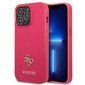 Guess GUHCP13LPS4MF iPhone 13 Pro | 13 6,1" różowy|pink hardcase Saffiano 4G Small Metal Logo цена и информация | Telefonide kaitsekaaned ja -ümbrised | hansapost.ee