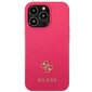 Guess GUHCP13LPS4MF iPhone 13 Pro | 13 6,1" różowy|pink hardcase Saffiano 4G Small Metal Logo цена и информация | Telefonide kaitsekaaned ja -ümbrised | hansapost.ee