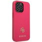 Guess GUHCP13LPS4MF iPhone 13 Pro | 13 6,1" różowy|pink hardcase Saffiano 4G Small Metal Logo цена и информация | Telefonide kaitsekaaned ja -ümbrised | hansapost.ee