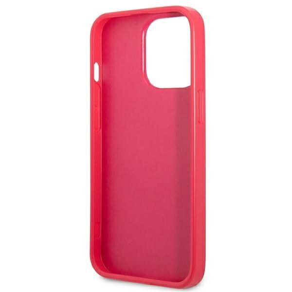 Guess GUHCP13LPS4MF iPhone 13 Pro | 13 6,1" różowy|pink hardcase Saffiano 4G Small Metal Logo цена и информация | Telefonide kaitsekaaned ja -ümbrised | hansapost.ee