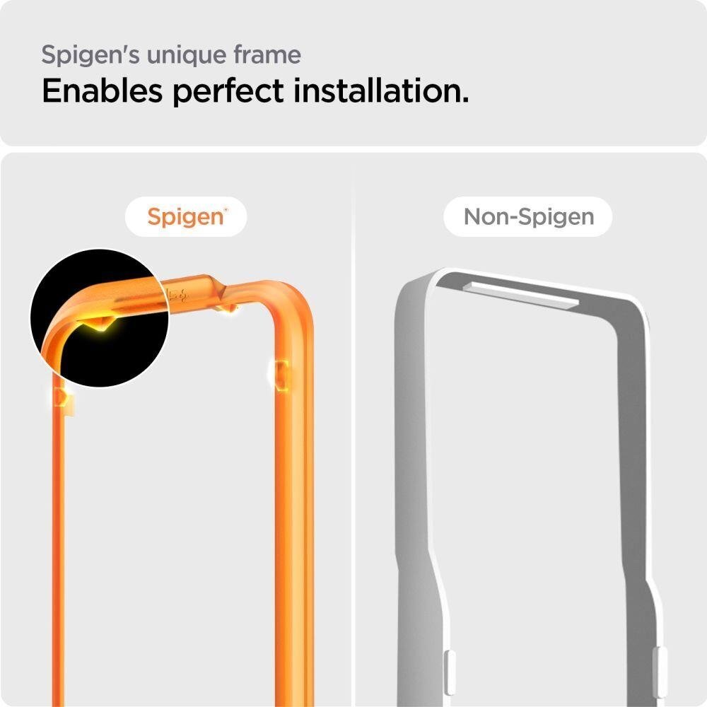 Spigen Alm Glass FC iPhone 15 Pro, 2 tk hind ja info | Ekraani kaitseklaasid ja kaitsekiled | hansapost.ee