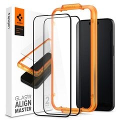 Spigen Alm Glass FC iPhone 15 Pro, 2 tk цена и информация | Защитные пленки для телефонов | hansapost.ee