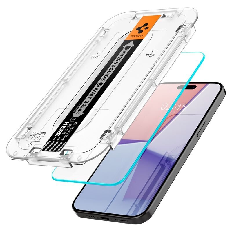 Spigen Glas.TR EZ Fit, 2 tk цена и информация | Ekraani kaitseklaasid ja kaitsekiled | hansapost.ee