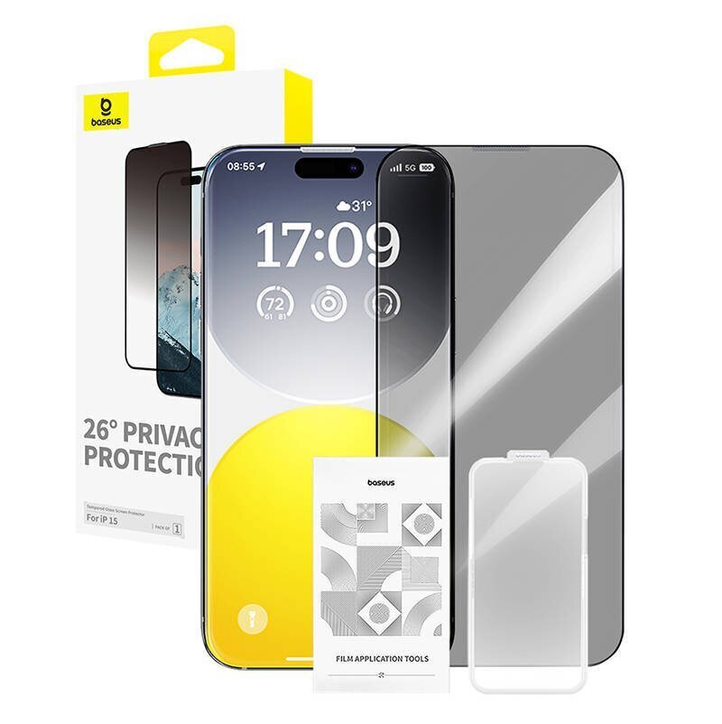 Baseus Diamond Privacy Protection Tempered Glass цена и информация | Ekraani kaitseklaasid ja kaitsekiled | hansapost.ee