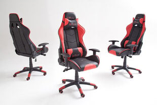 Игровое кресло MC Akcent McRacing 5, чёрное/красное цена и информация | Офисные кресла | hansapost.ee