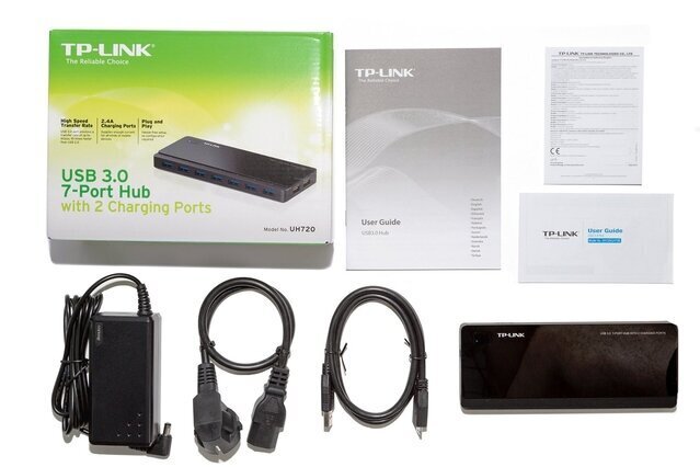 USB-jaotur TP-Link 7PORT/UH720, USB 3.0 цена и информация | USB adapterid ja jagajad | hansapost.ee