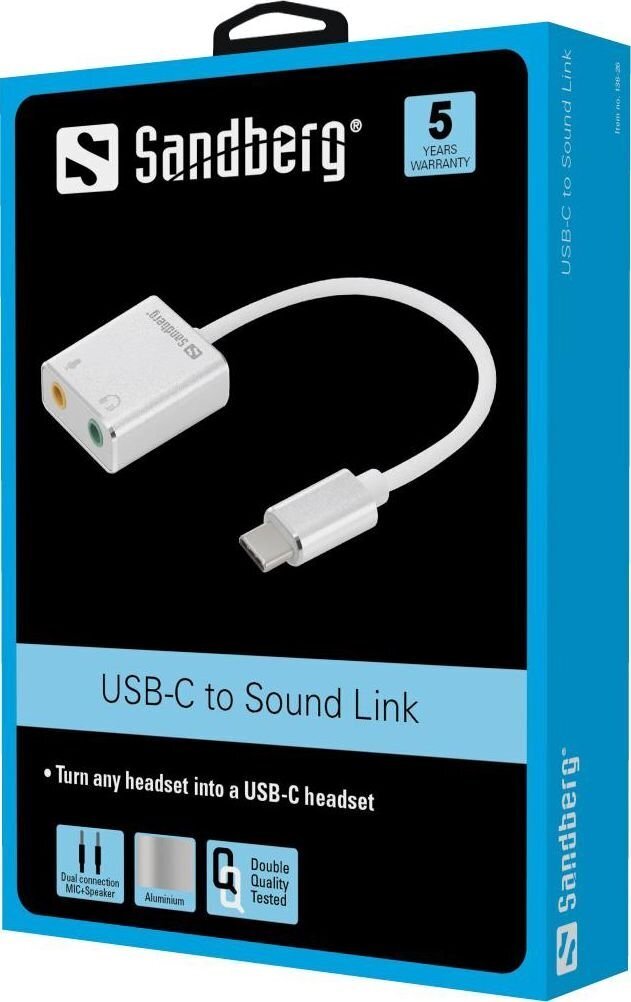 Sandberg 136-26 цена и информация | USB adapterid ja jagajad | hansapost.ee