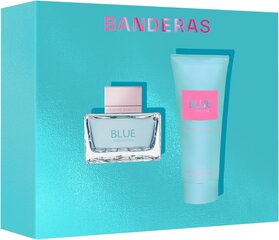 Antonio Banderas Blue: tualettvesi Edt, 50 ml + ihupiim, 75 ml hind ja info | Kehakreemid, kehaõlid ja losjoonid | hansapost.ee