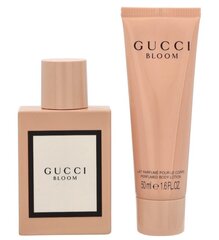 Kosmeetiline komplekt Gucci Bloom: parfüümvesi Edp 50 ml + ihupiim 50 ml hind ja info | Gucci Parfüümid, lõhnad ja kosmeetika | hansapost.ee